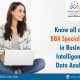 Know all about BBA Specialization in Business Intelligence & Data Analytics