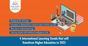 4 international learning trends that will transform higher education in 2022