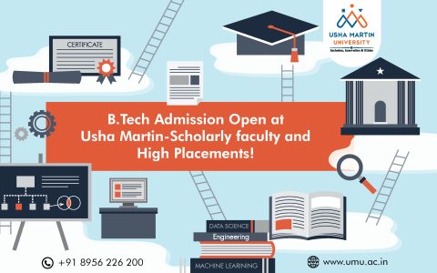 B.Tech Admission Open at Usha Martin-Scholarly faculty and High Placements!