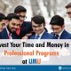Invest Your Time and Money in Professional Degree Programs at UMU