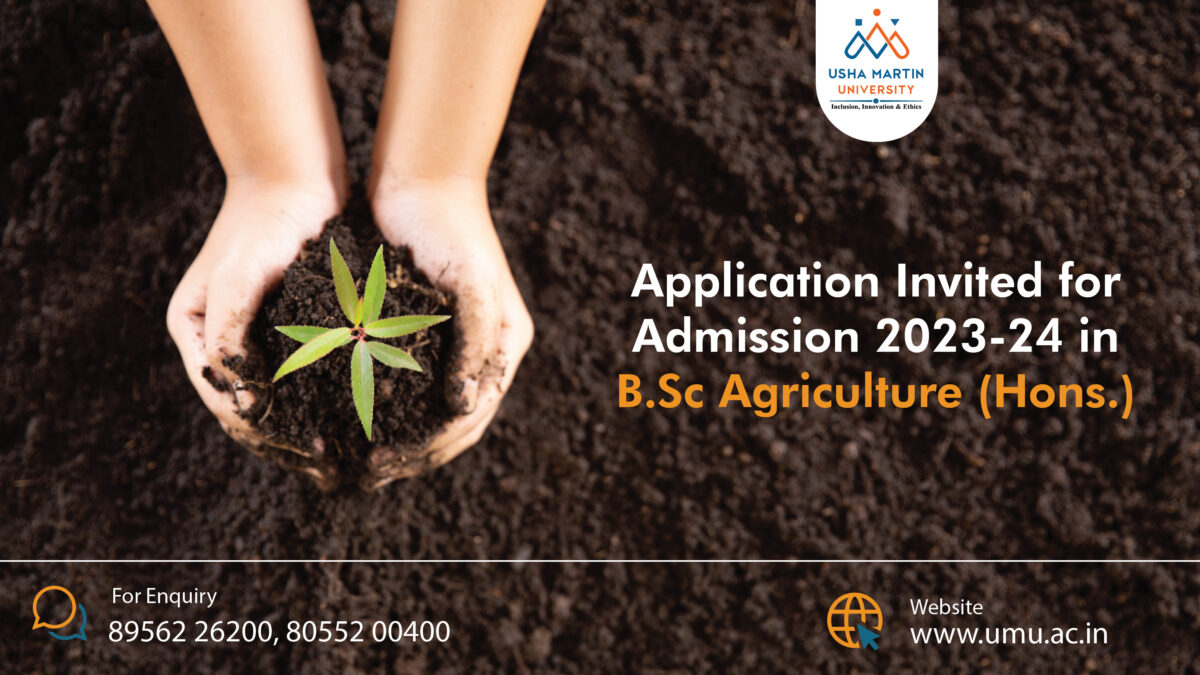 Application Invited for Admission 2023-24 in B.Sc Agriculture (Hons.)