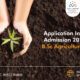 Application Invited for Admission 2023-24 in B.Sc Agriculture (Hons.)