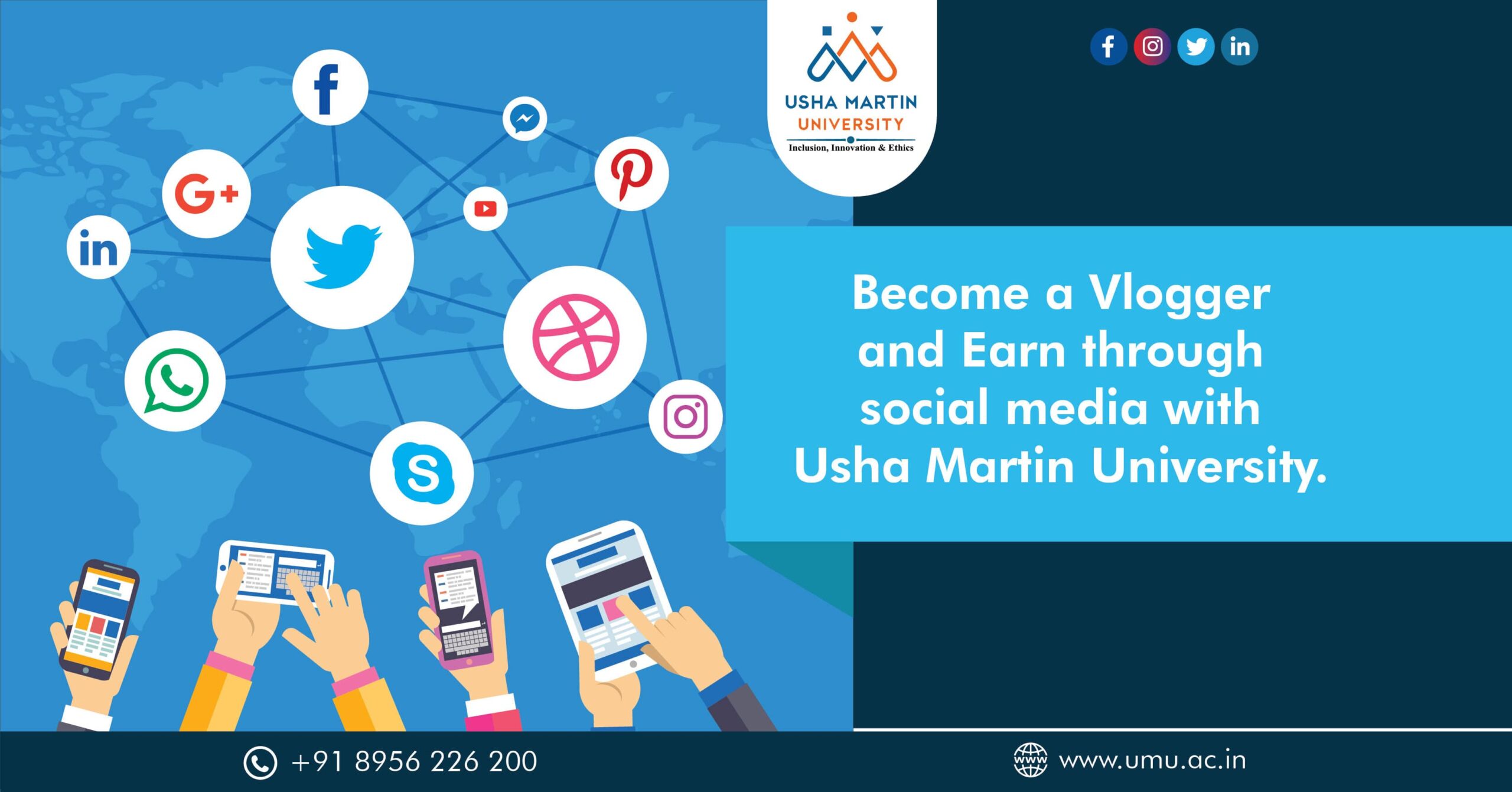 Become a Vlogger and Earn through social media with UMU