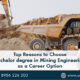 bachelor degree in Mining Engineering