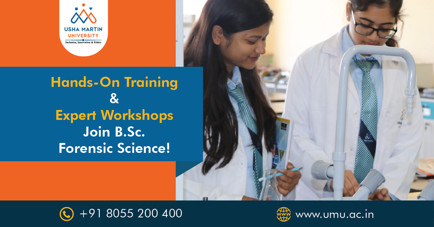 B.Sc. Forensic Science – Hands-On Training & Expert-Led Workshops!