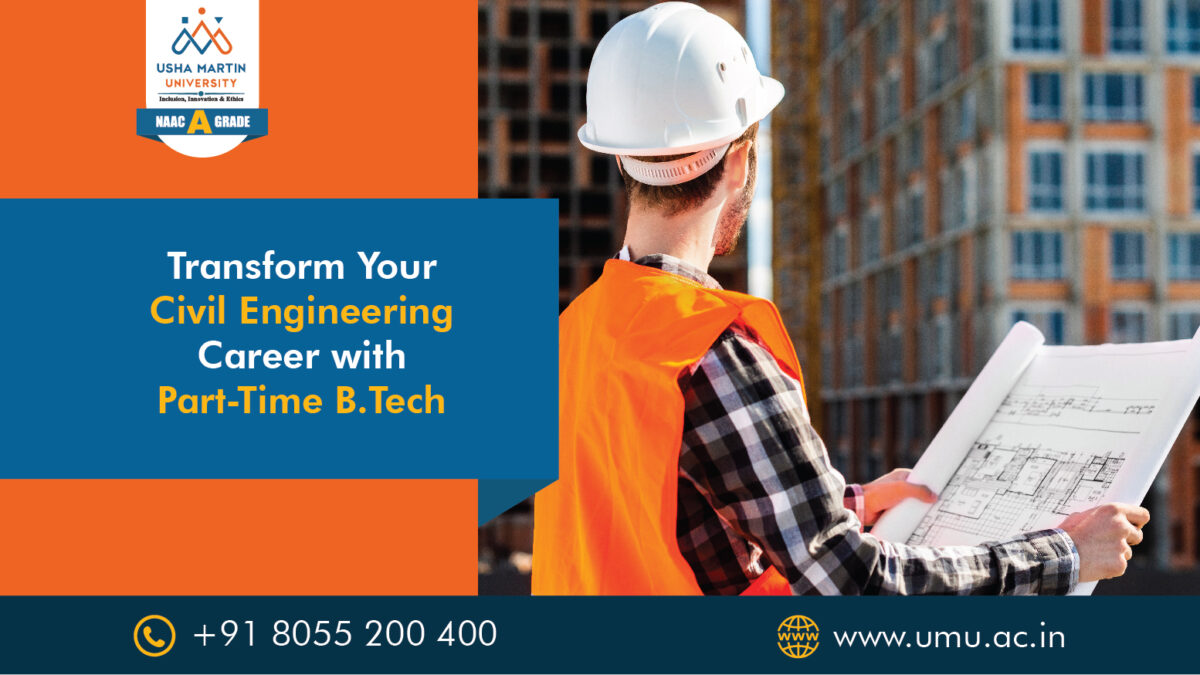 btech civil engg part time