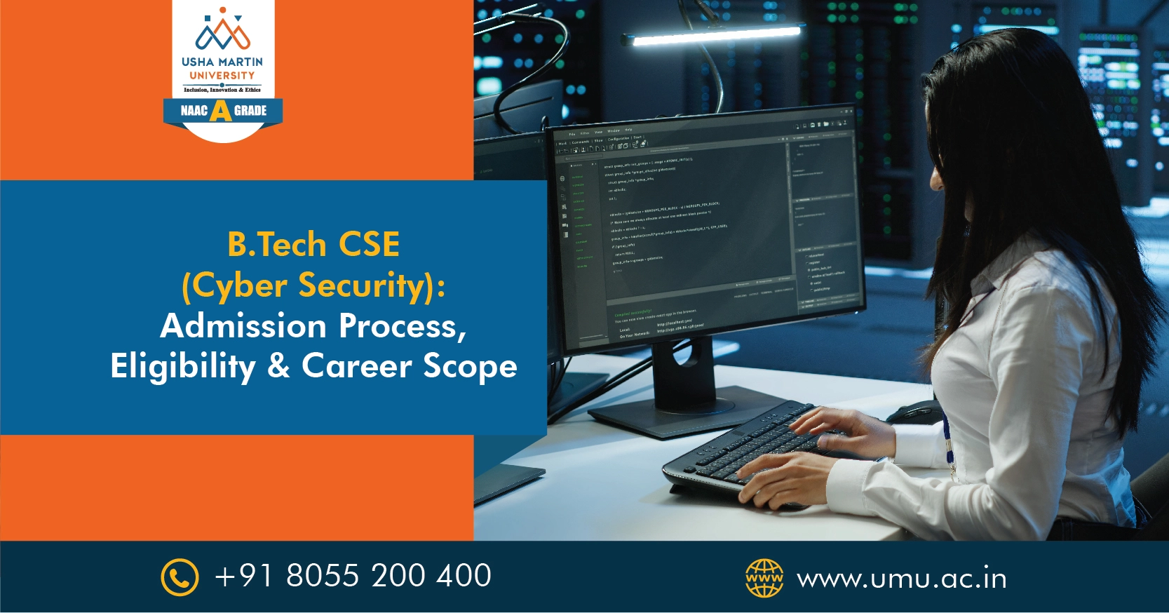 B.Tech CSE (Cyber Security): Admission Process, Eligibility & Career Scope
